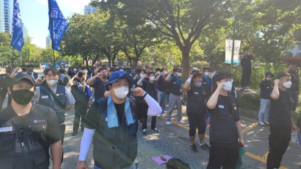 0921 덴소자본 청산철회규탄 한국와이퍼분회 금속노조 결의대회