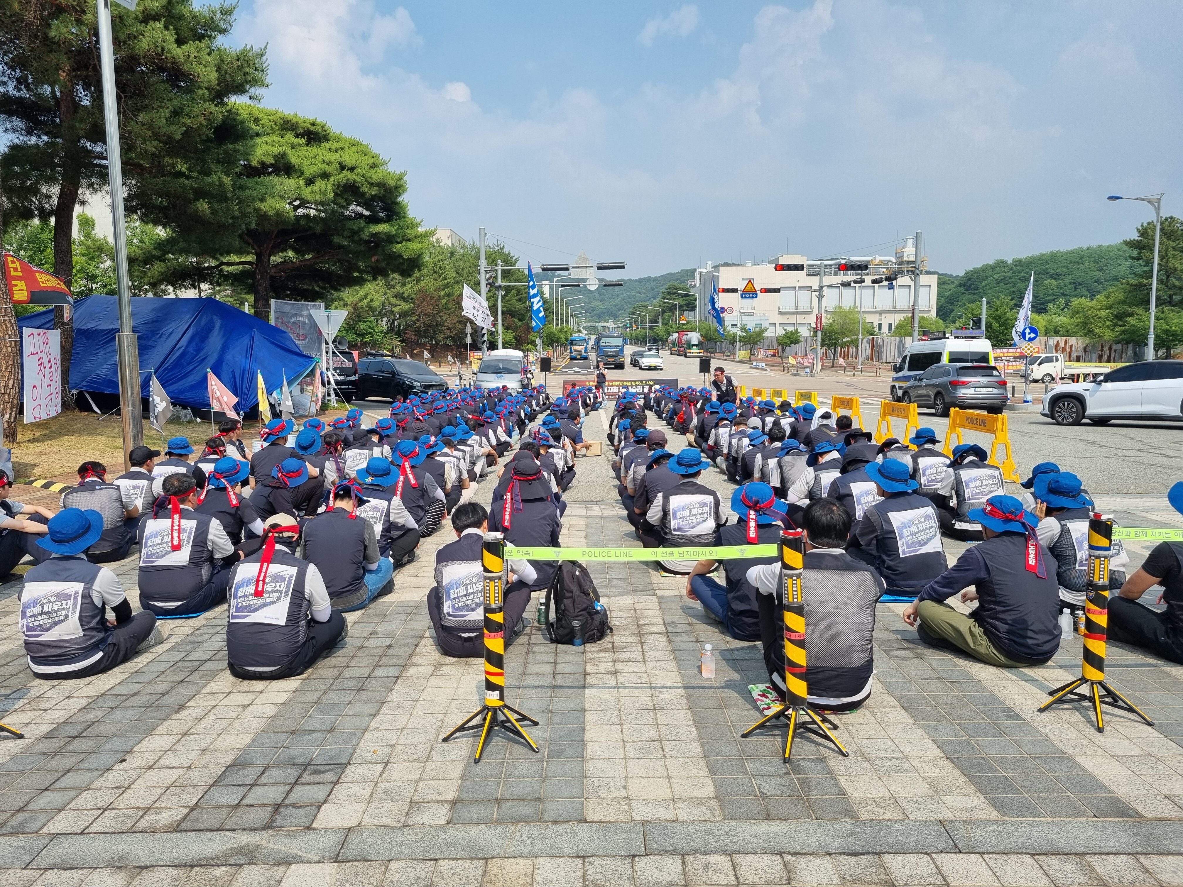 0618 코닝정밀소재지회 미타결 사업장 투쟁결의대회